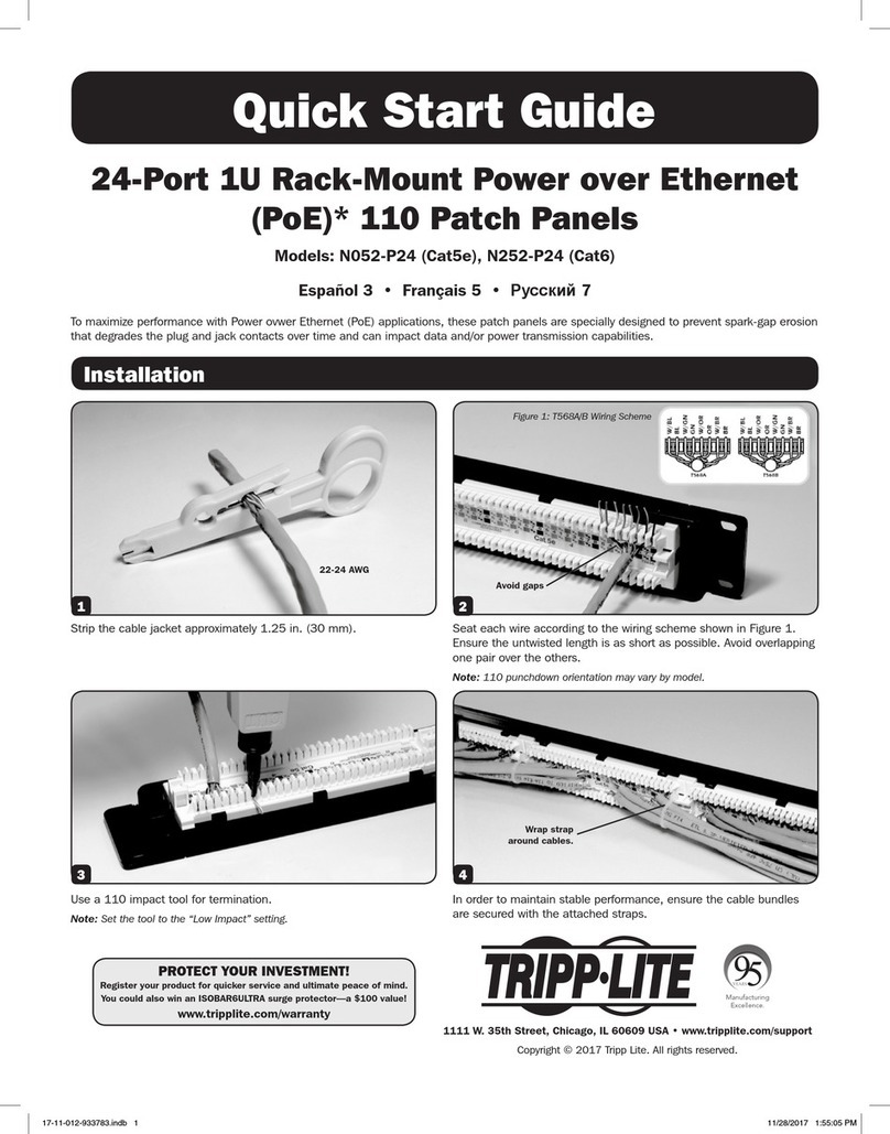Tripp Lite N052-P24 User manual