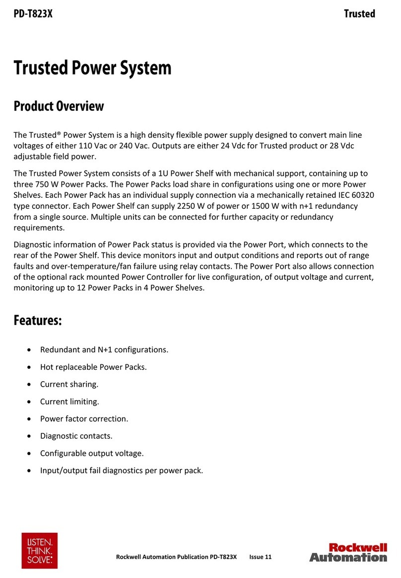 Rockwell Automation Trusted T823 Series manual