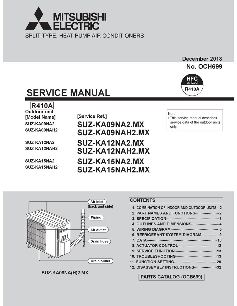 Mitsubishi Electric SUZ-KA09NAH2.MX User manual Mitsubishi Electric SUZ-KA09NAH2.MX User manual
