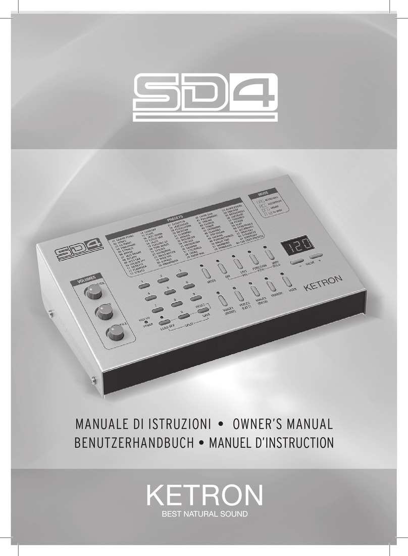 KETRON sd4 owner's manual