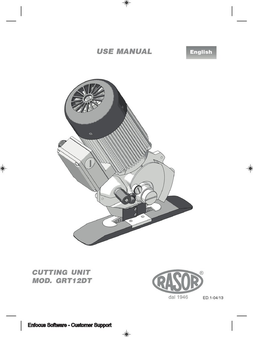 RASOR GRT12DT Use manual