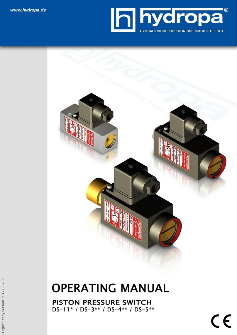 Hydropa DS-11 Series operating manual