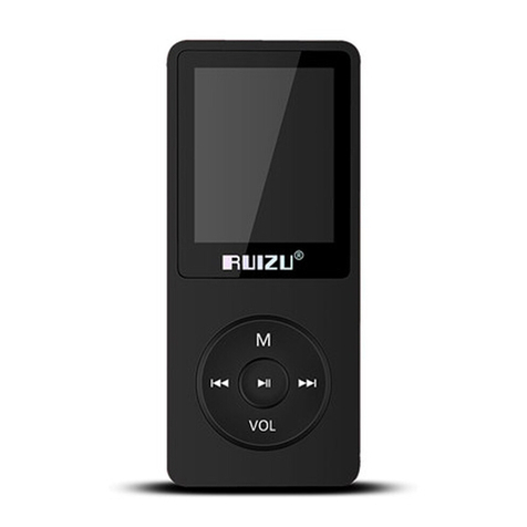 Ruizu X02 user manual