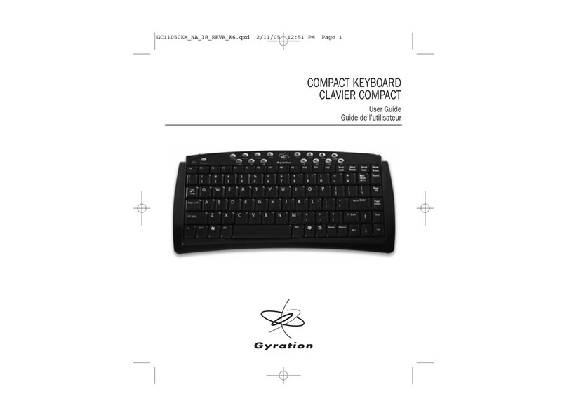 Gyration GC1105CKM user guide