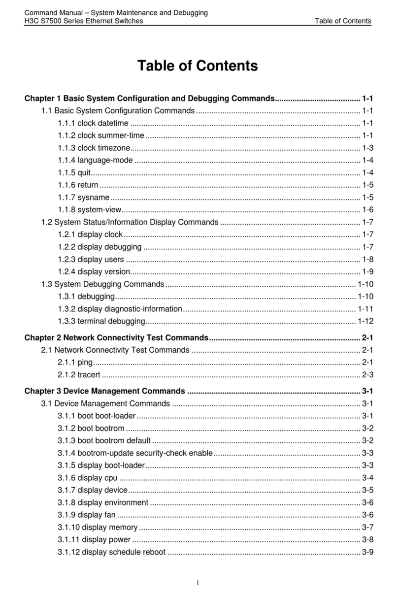 H3C S7500 Series Installation instructions