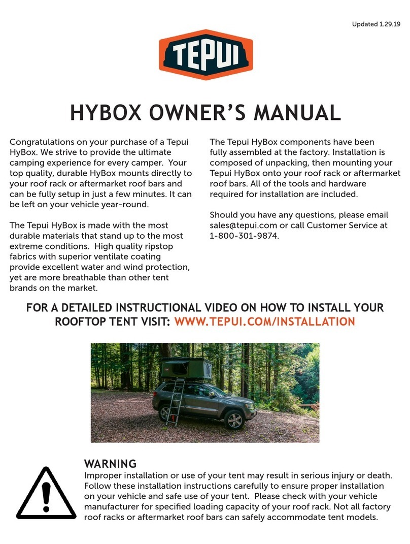 Tepui HyBox owner's manual