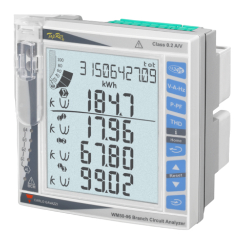 CARLO GAVAZZI WM50 instruction manual