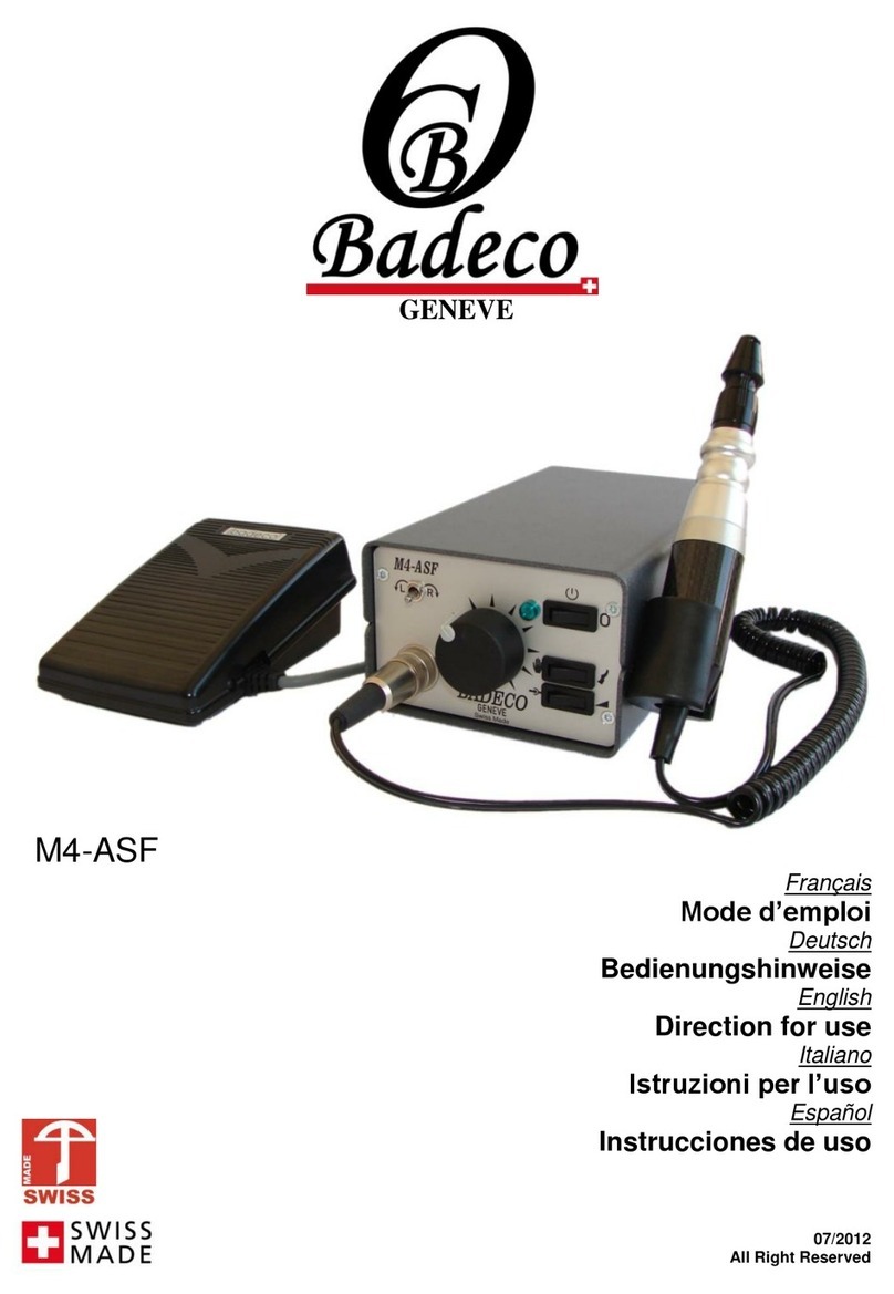 BADECO M4-ASF Directions for use