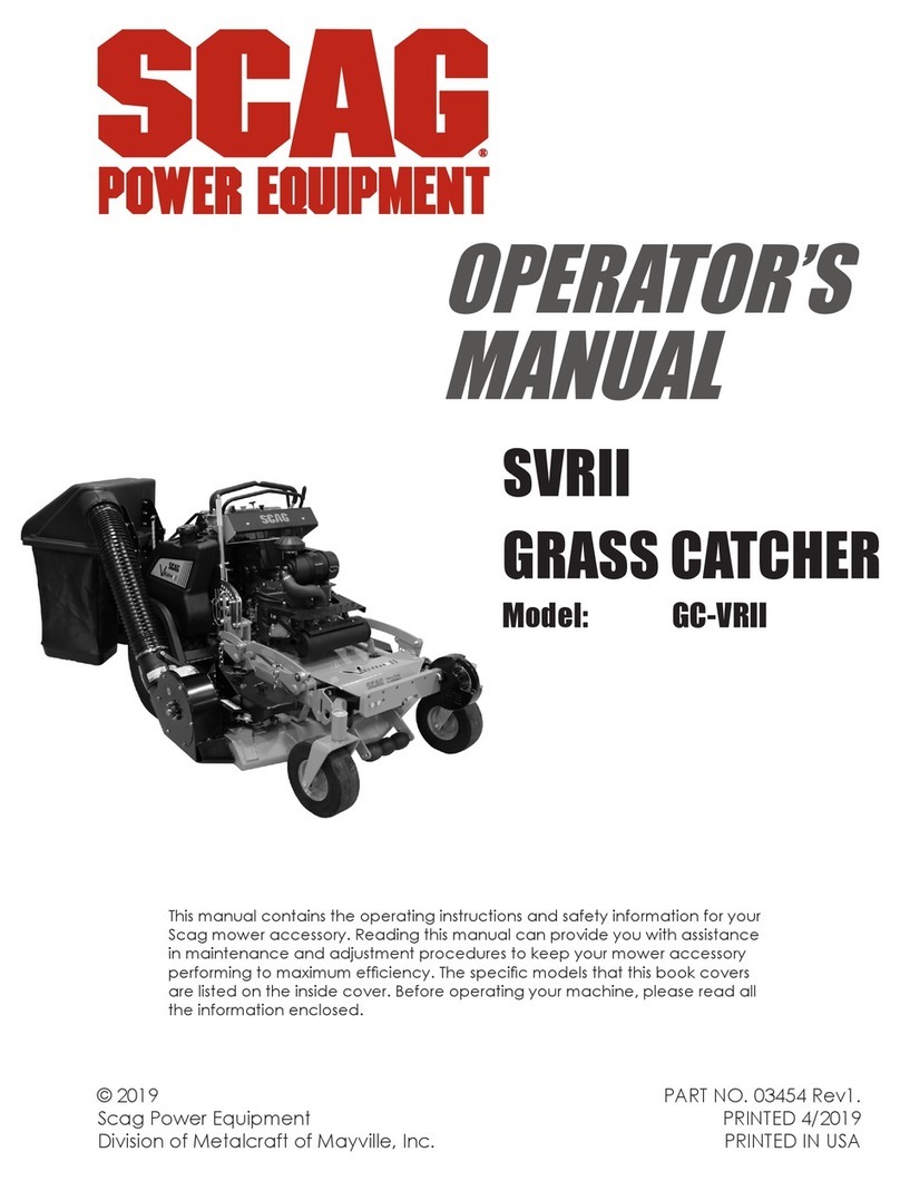 Scag Power Equipment GC-VRII User manual