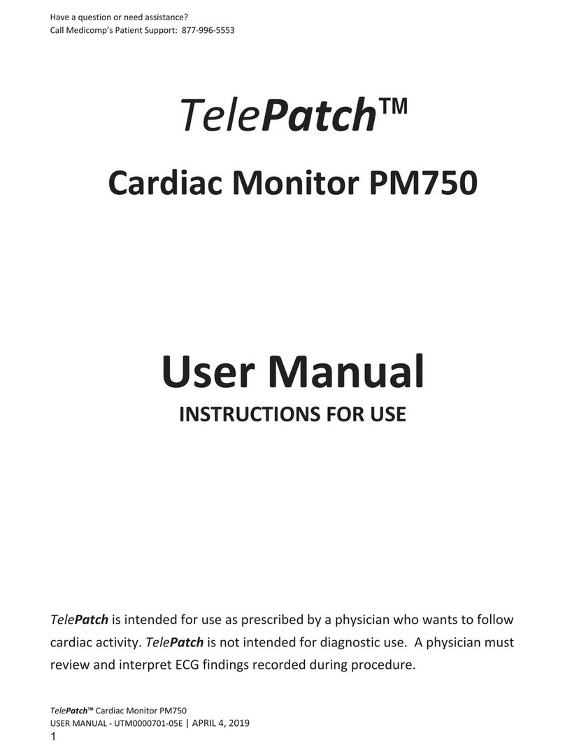 Medicomp TelePatch PM750 User manual
