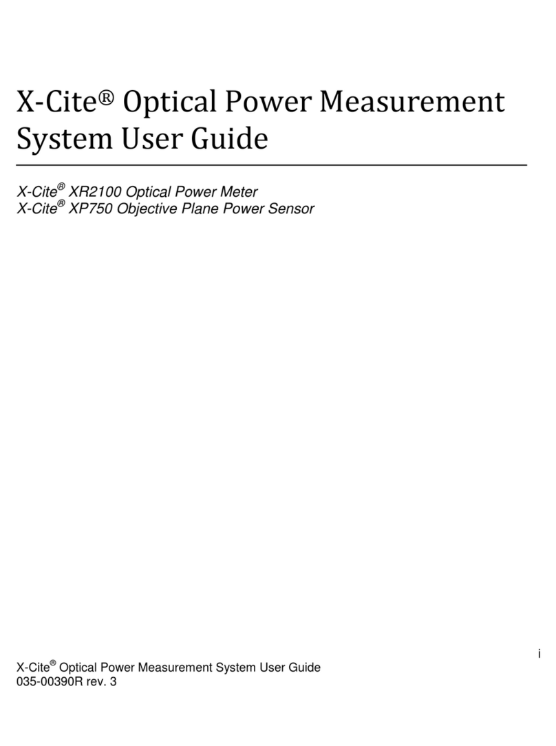 Excelitas Technologies X-Cite XR2100 User manual