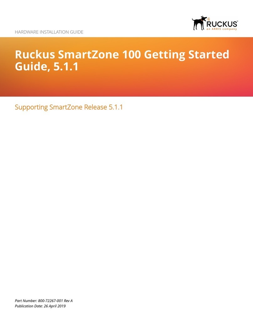 Ruckus Wireless SmartZone 100 Getting started guide