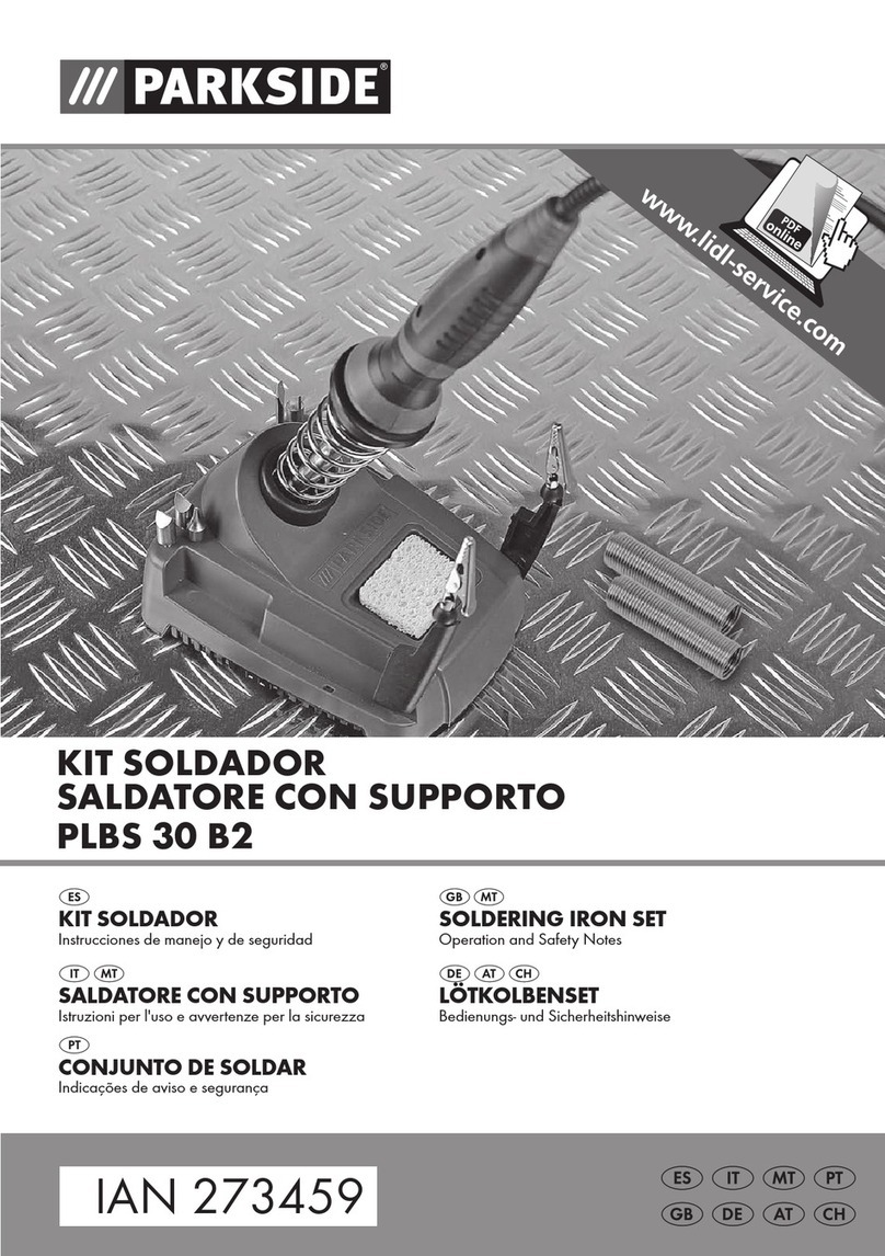 Parkside PLBS 30 B2 Operation and safety notes