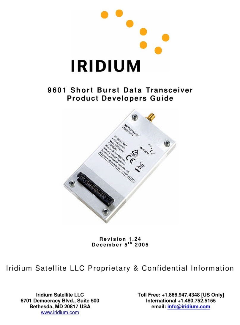 Iridium 9601 Instruction Manual