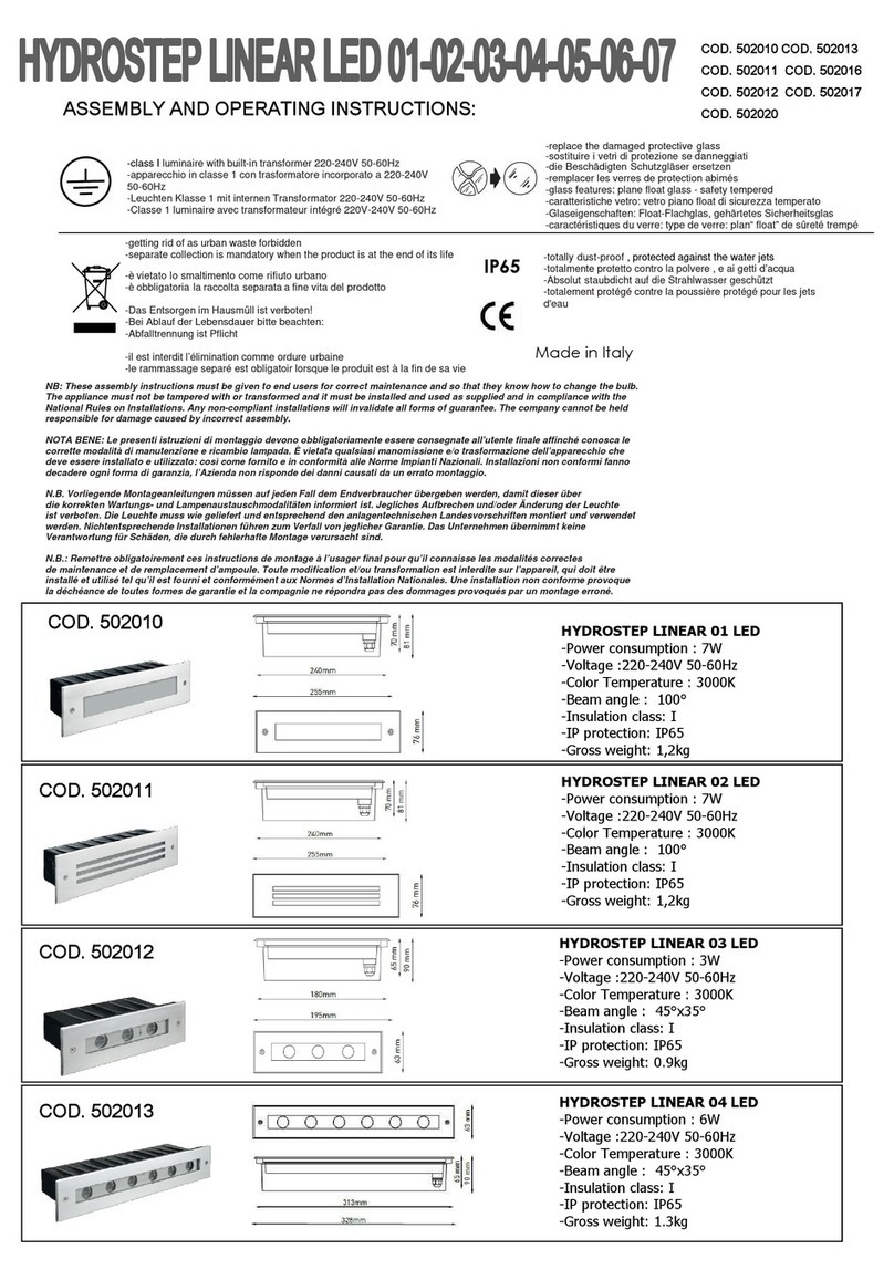 PUK HYDROSTEP LINEAR 01 Assembly and operating instructions PUK HYDROSTEP LINEAR 01 Assembly and operating instructions
