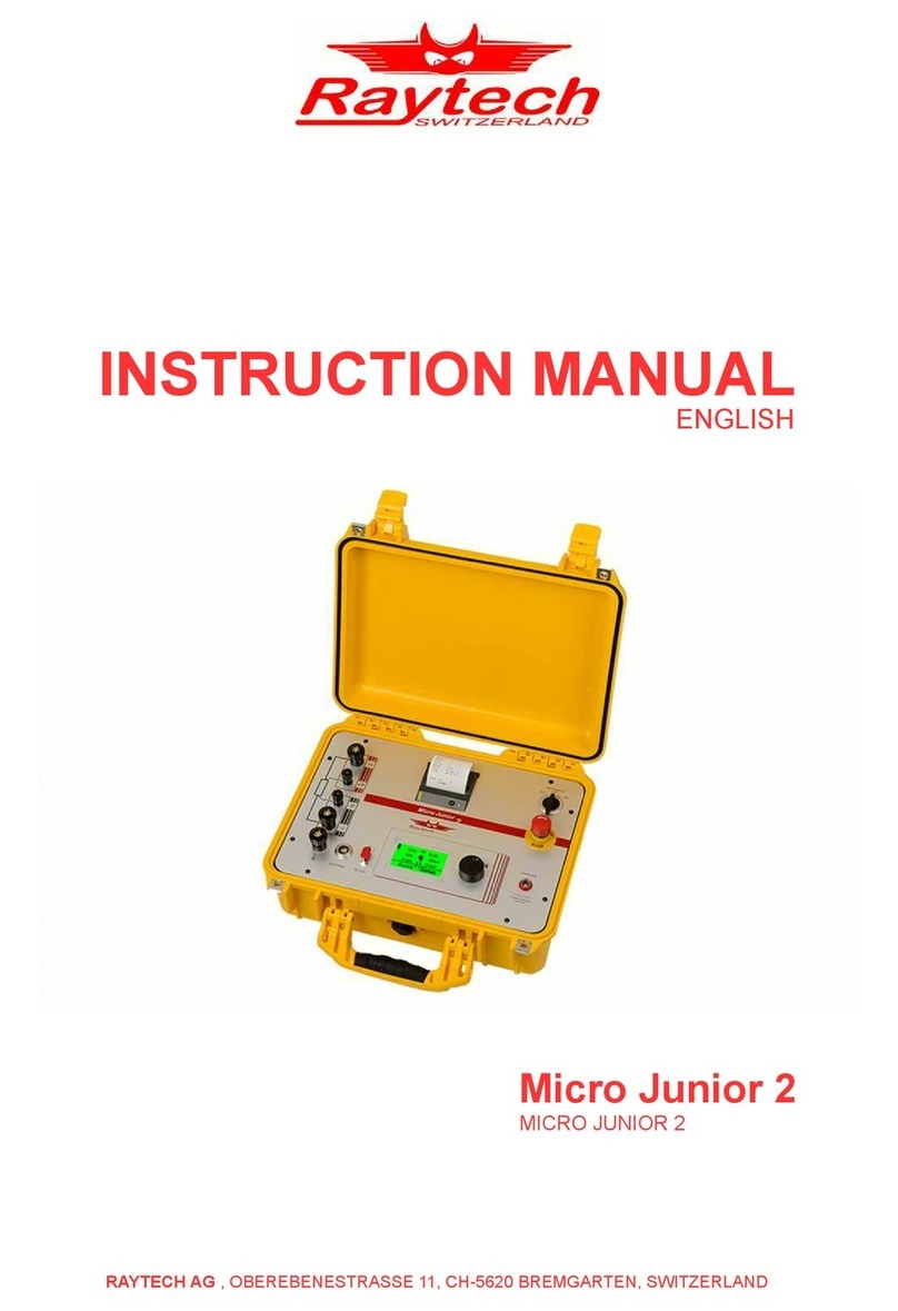 Raytech Micro Junior 2 instruction manual