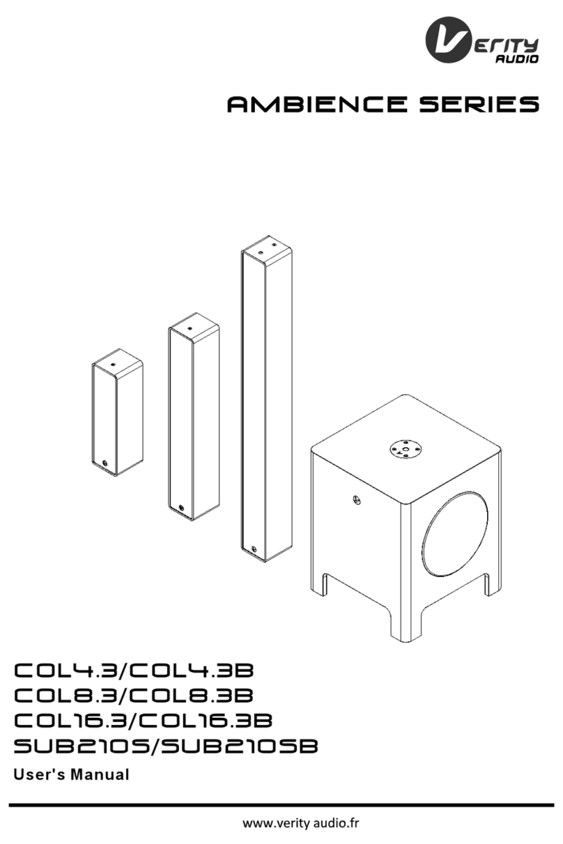 Verity Audio COL4.3 user manual