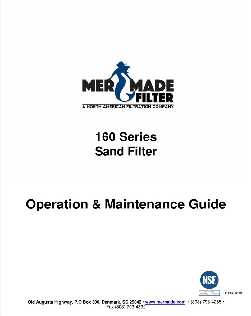 Mer-Made Filter 160 Series Operating manual