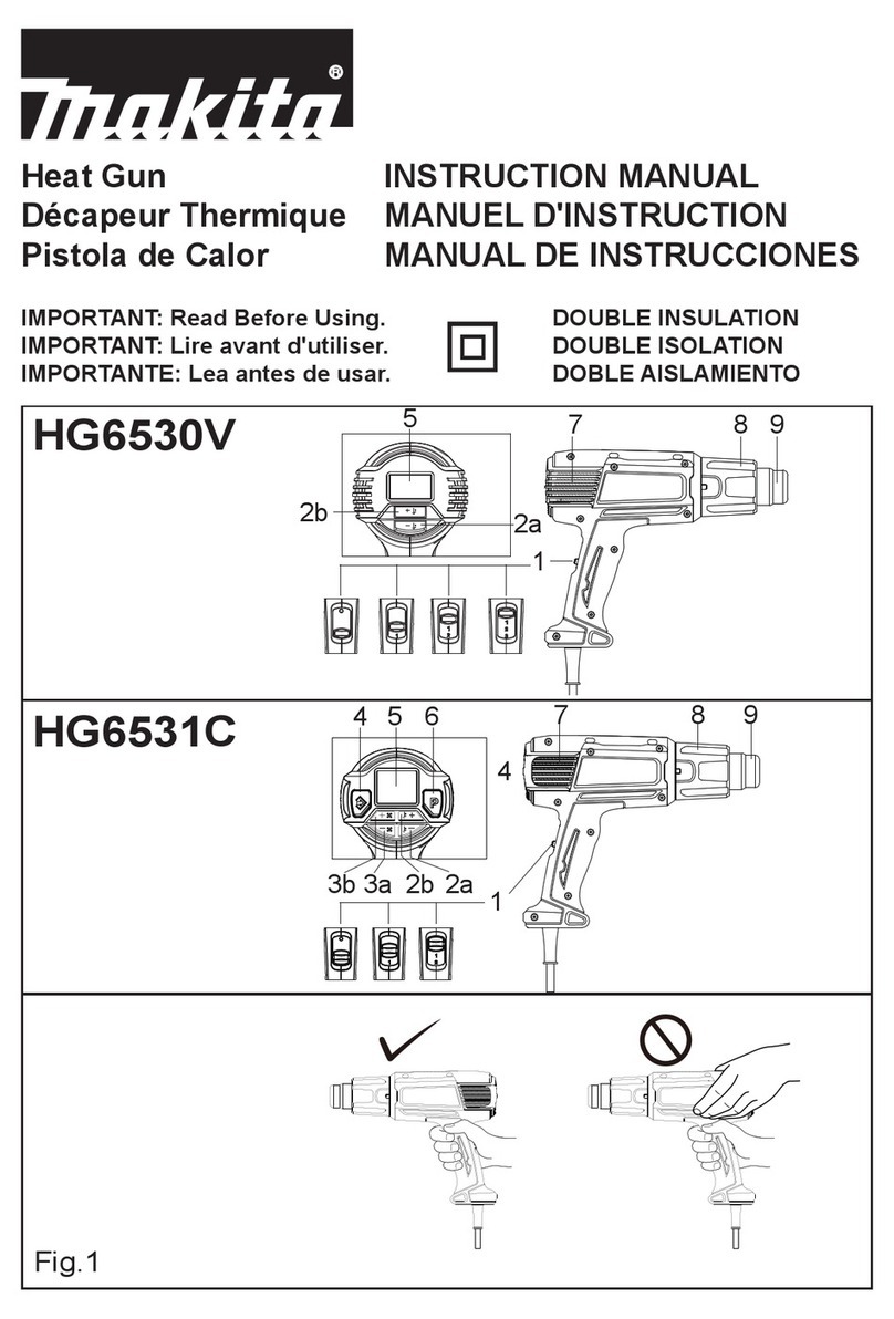 Makita HG6530V User manual