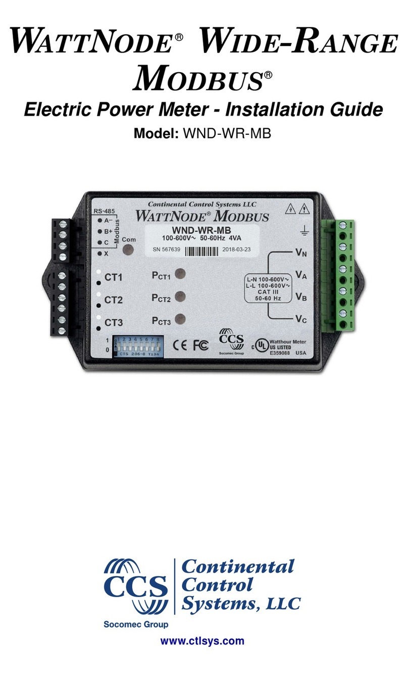 CCS WattNode WND-WR-MB installation guide