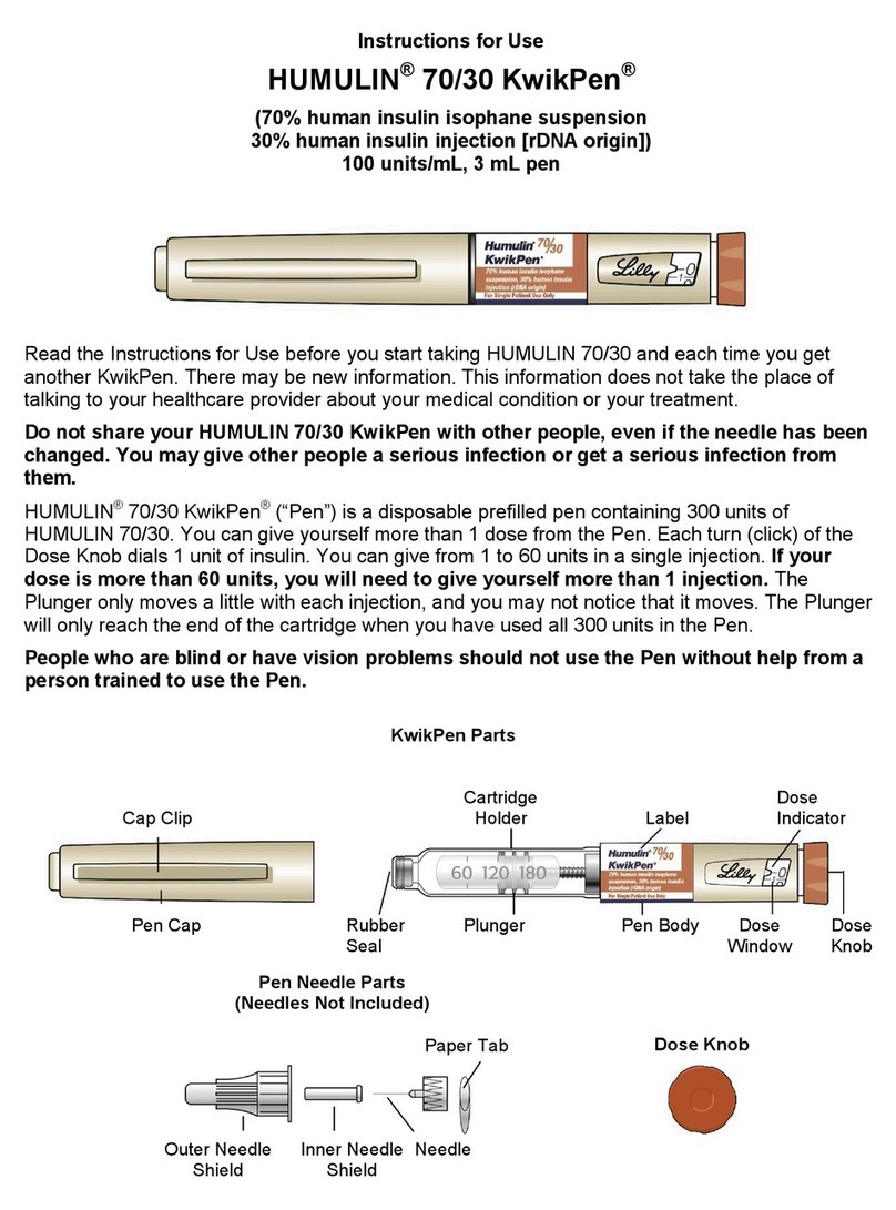 HUMULIN KwikPen 70/30 Instructions for use