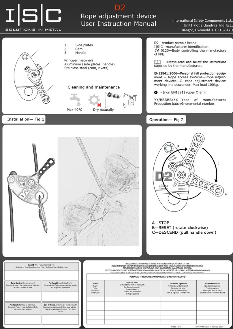 ISC D2 Operator's manual