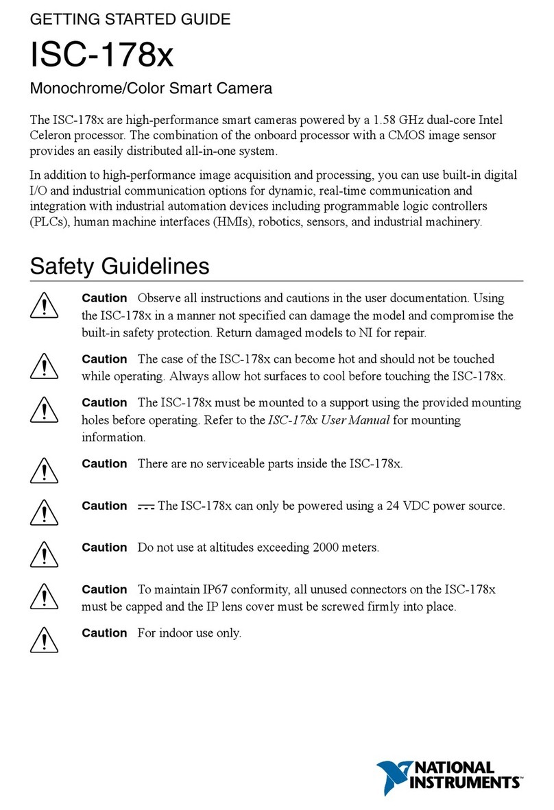 National Instruments ISC-178 Series Getting started guide