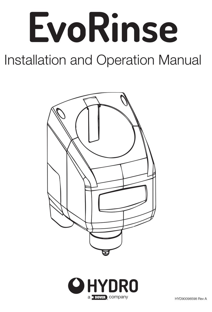 Hydro systems EvoRinse User manual