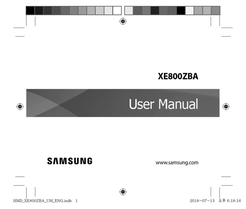 Samsung XE800ZBA user manual