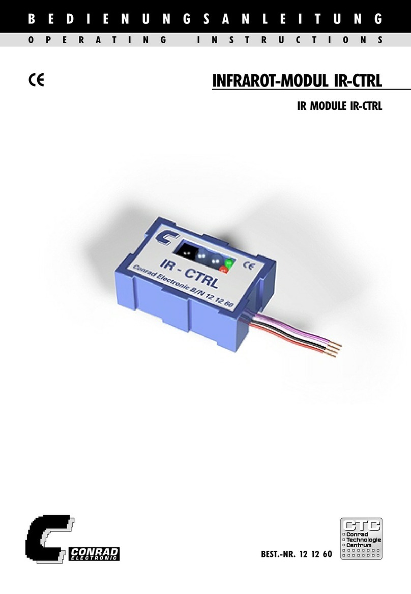 Conrad Electronic IR-CTRL operating instructions