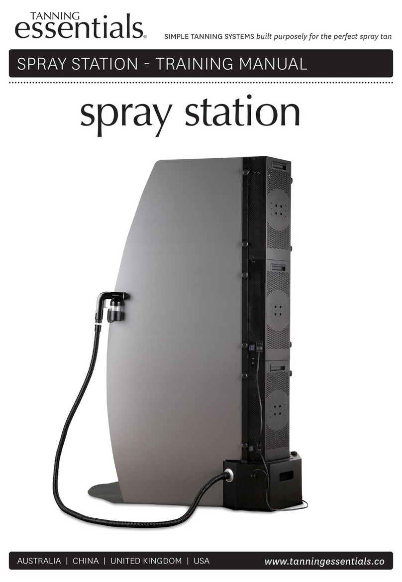 tanning essentials Turbo Twister Spray Station Installation guide tanning essentials Turbo Twister Spray Station Installation guide