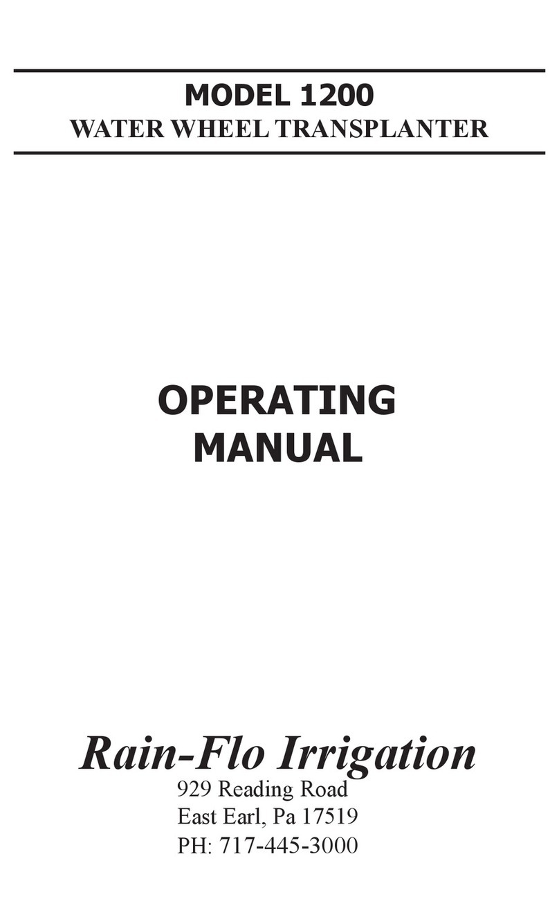 Rain-Flo Irrigation 1200 operating manual Rain-Flo Irrigation 1200 operating manual