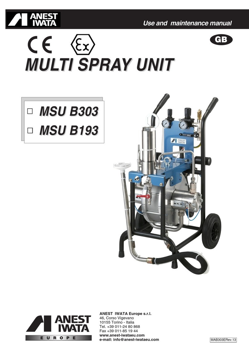 Anest Iwata MSU B193 User manual