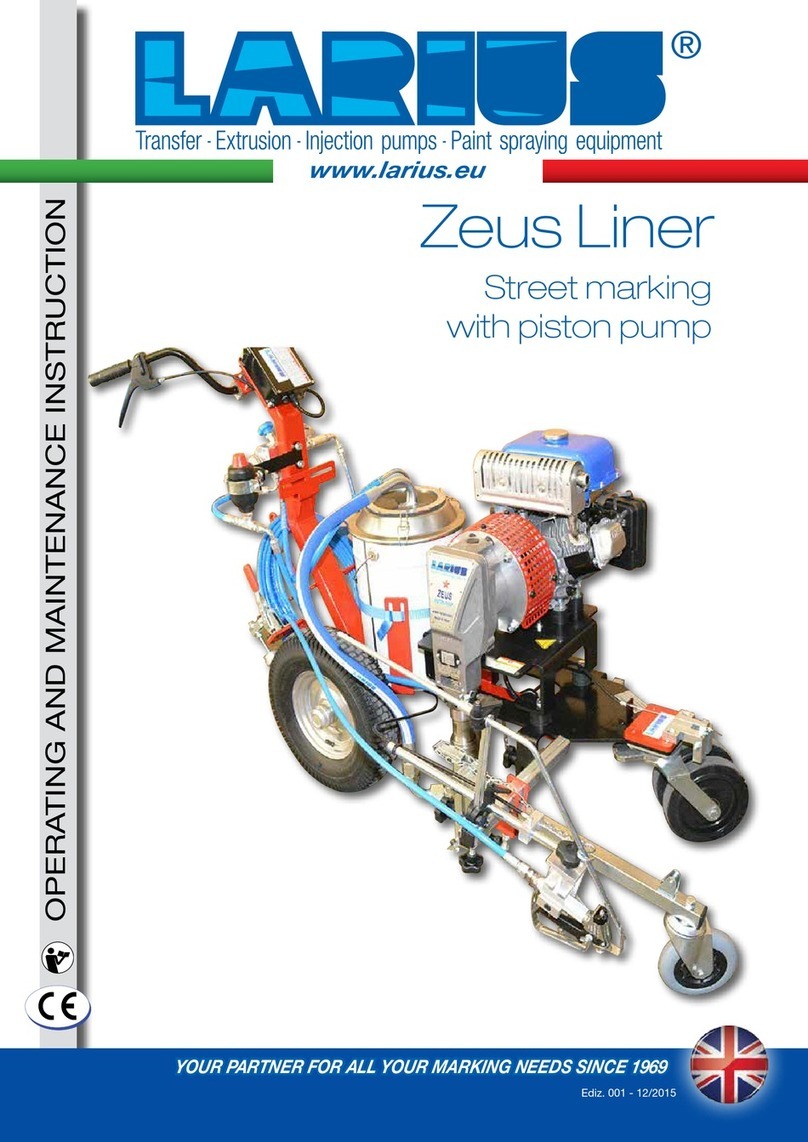 Larius Zeus Liner 50L Operating and maintenance instruction manual