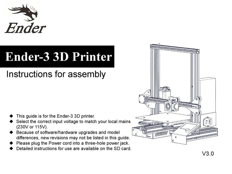 Creality 3D Ender-3 Pro Assembly instructions