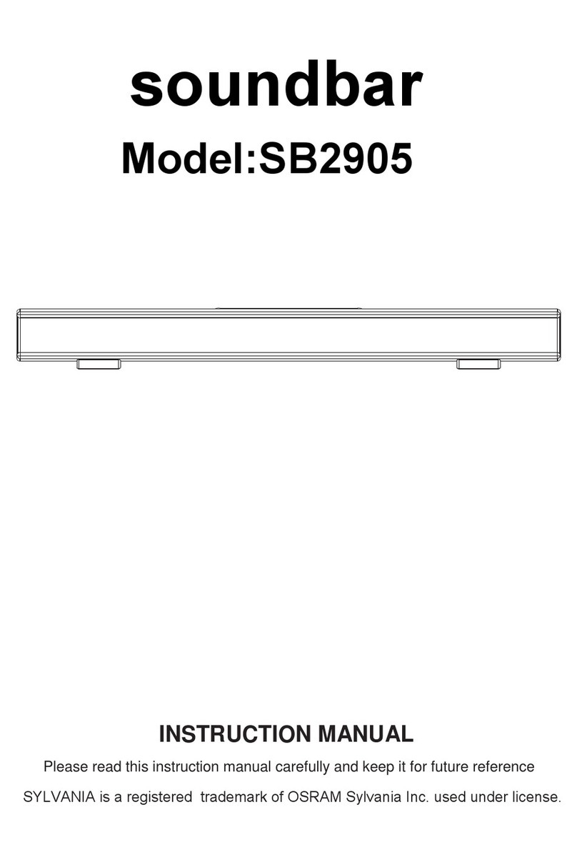 Sylvania SB2905 instruction manual