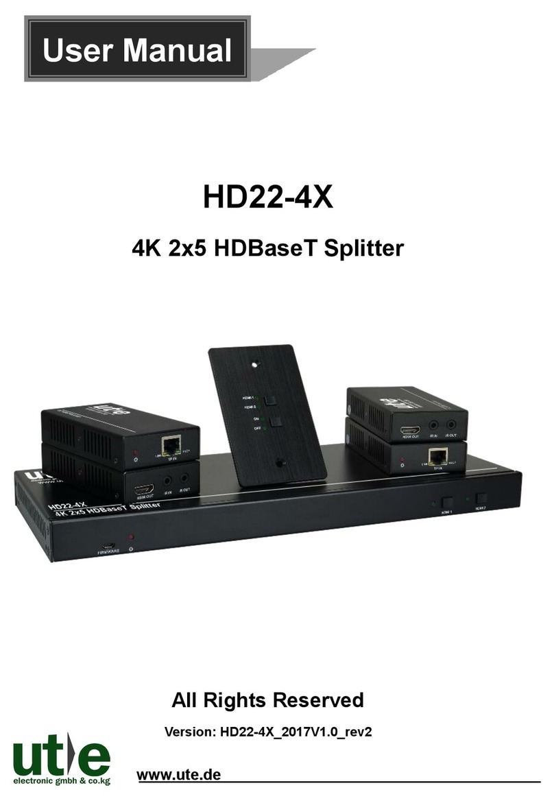 UTE Electronic HD22-4X user manual