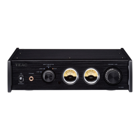 Teac AX-505 User manual