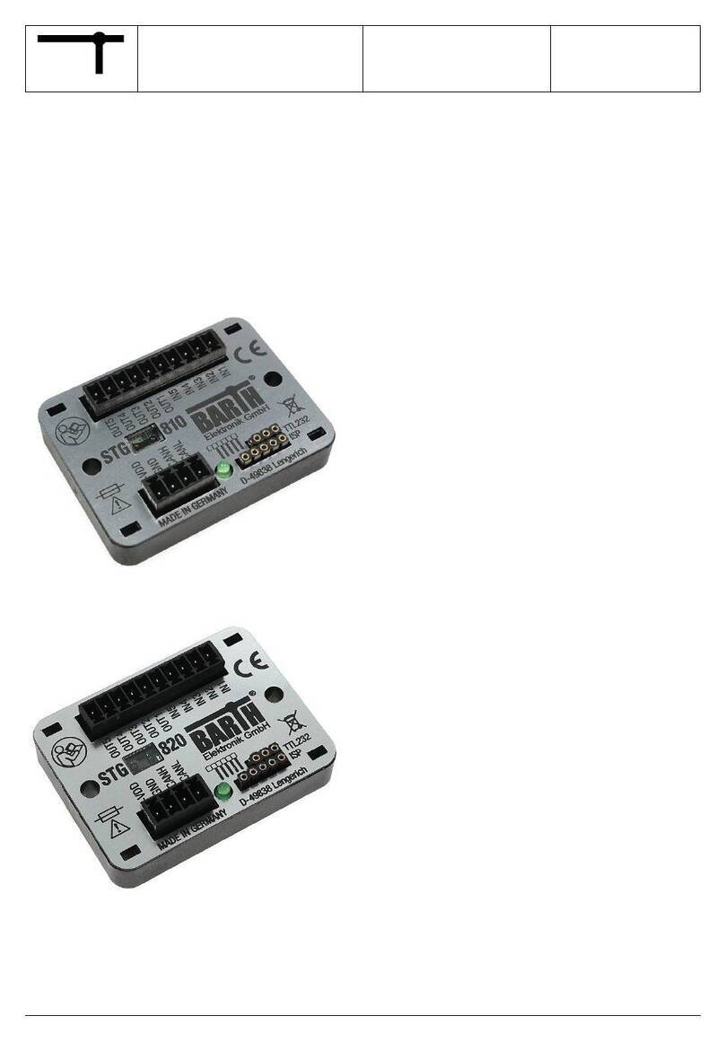Barth Mini-PLC STG-820 manual Barth Mini-PLC STG-820 manual