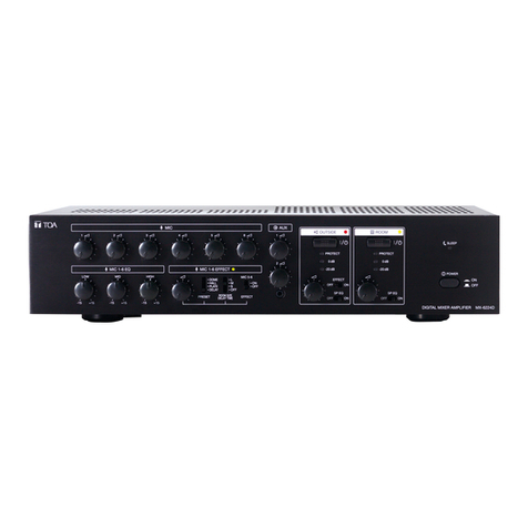 Toa MX-6224D User manual