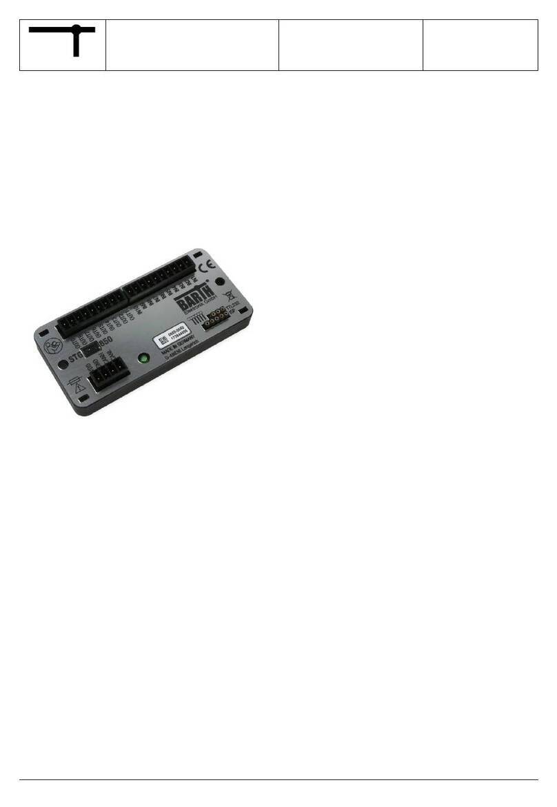 Barth Mini-PLC STG-850 manual