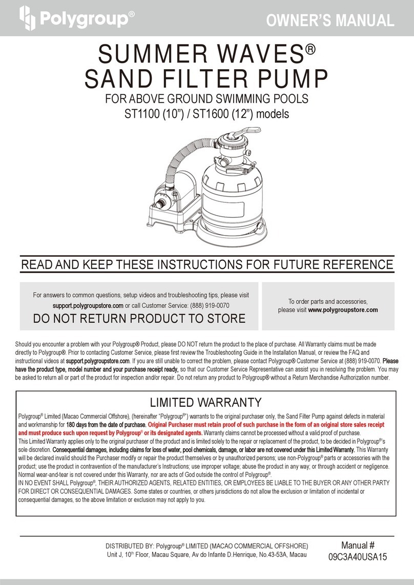 Polygroup SUMMER WAVES ST1100 owner's manual