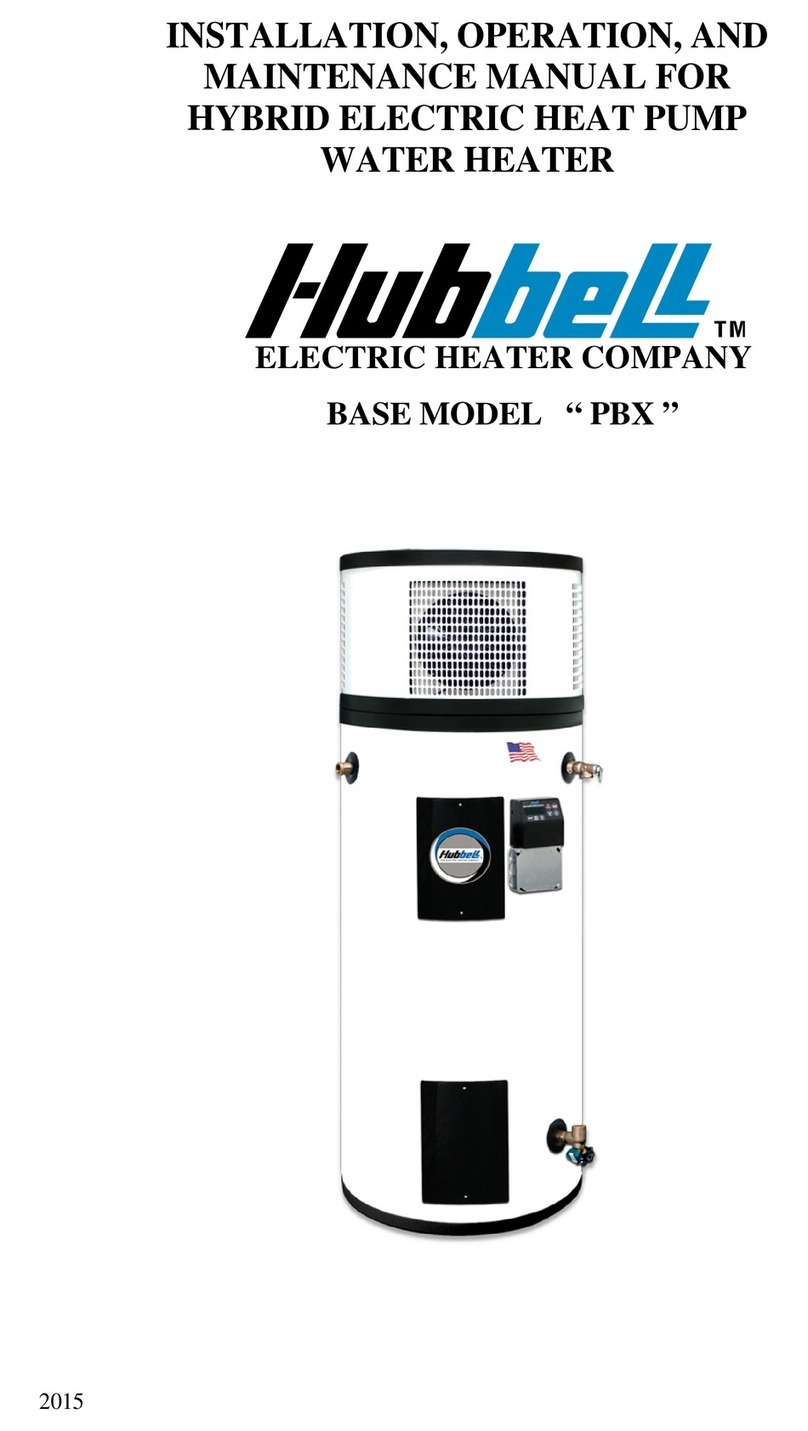Hubbell PBX Series Installation, operation and maintenance manual
