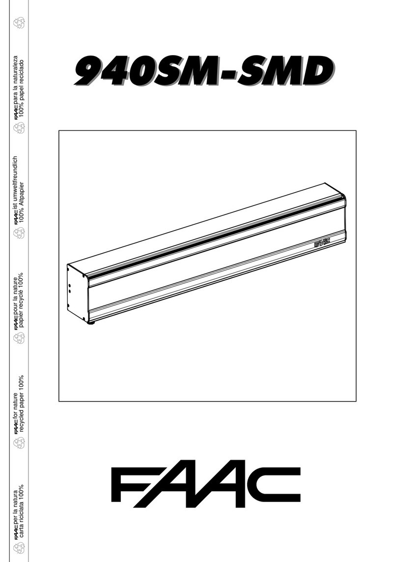 FAAC 940SM Series manual