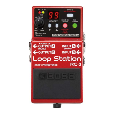 BOSSCO RC-3 Loop Station Setup guide