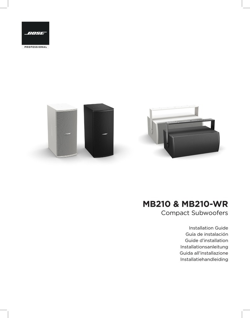Bose MB210 installation guide