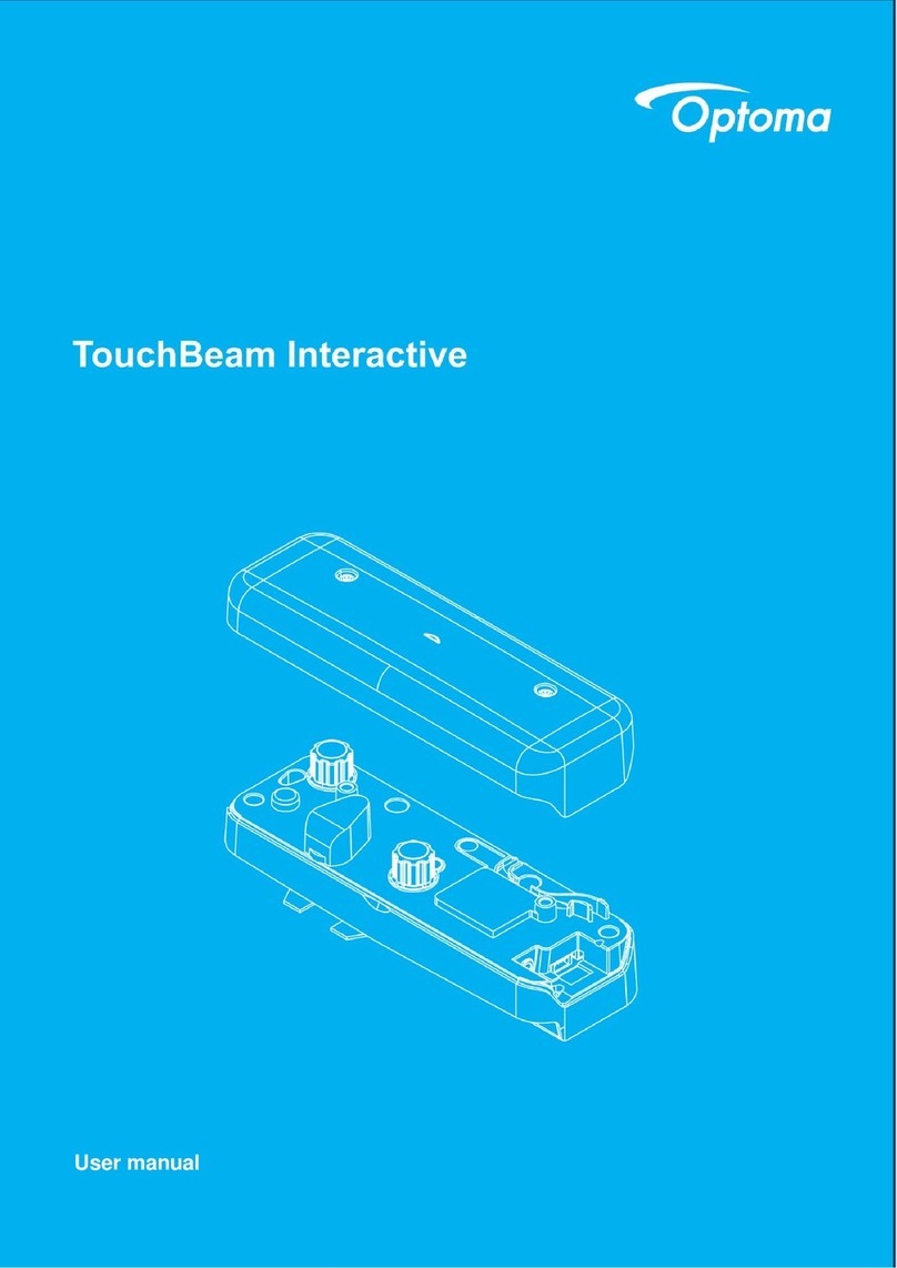 Optoma TouchBeam Interactive user manual
