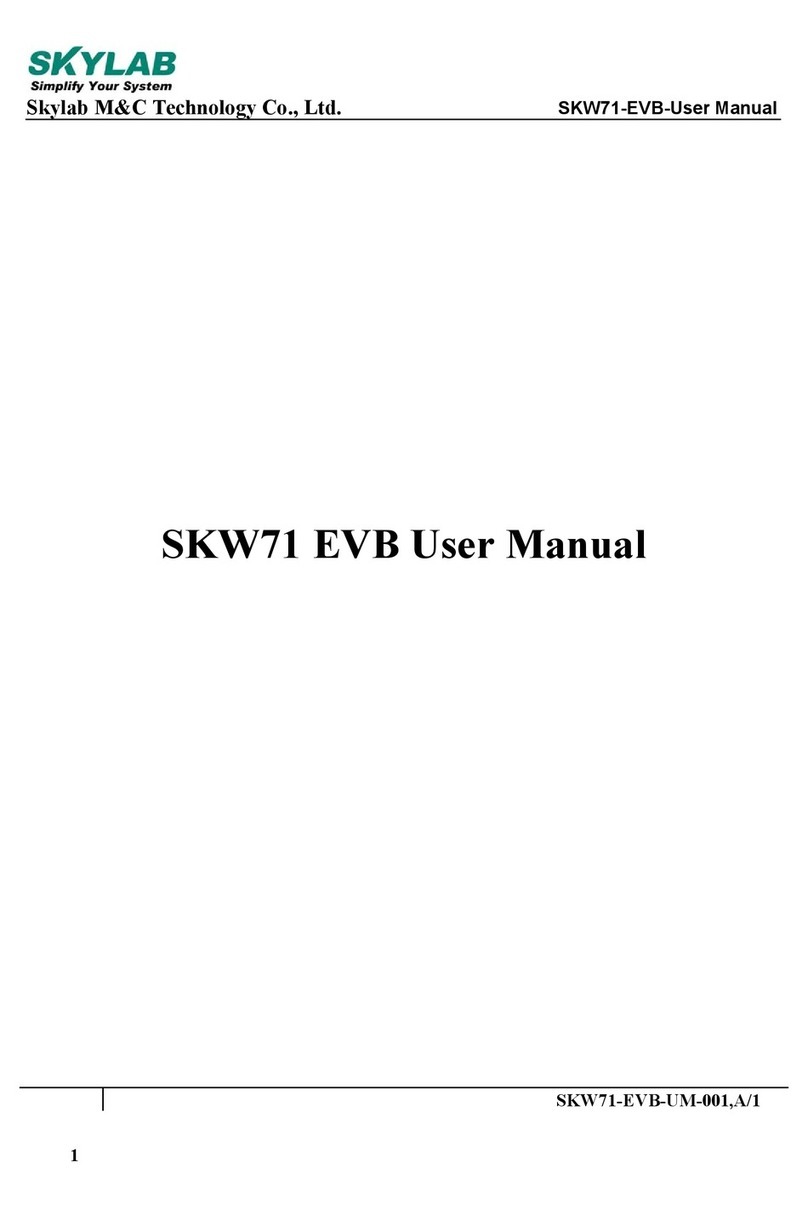 Skylab SKW71 EVB User manual