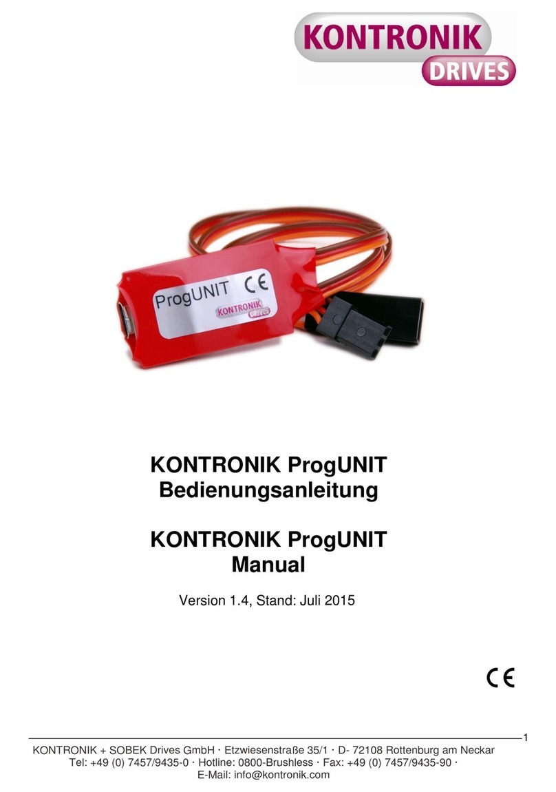 KONTRONIK ProgUNIT manual