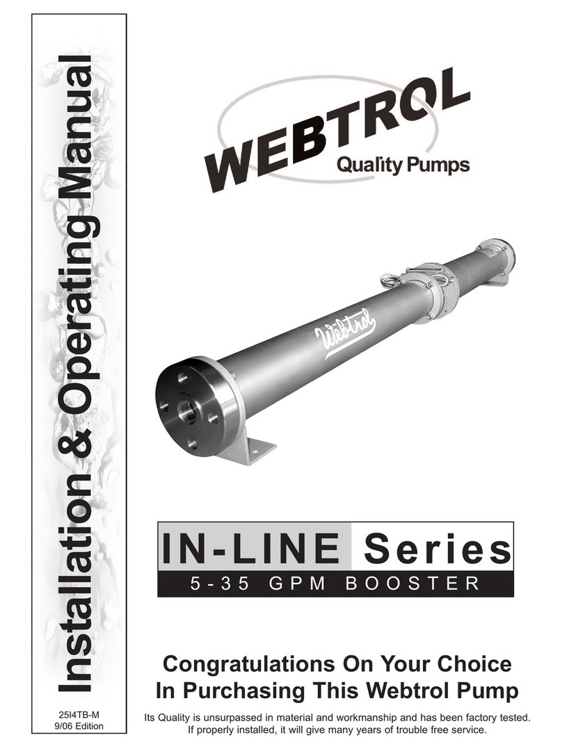 webtrol IN-LINE Series Installation instructions